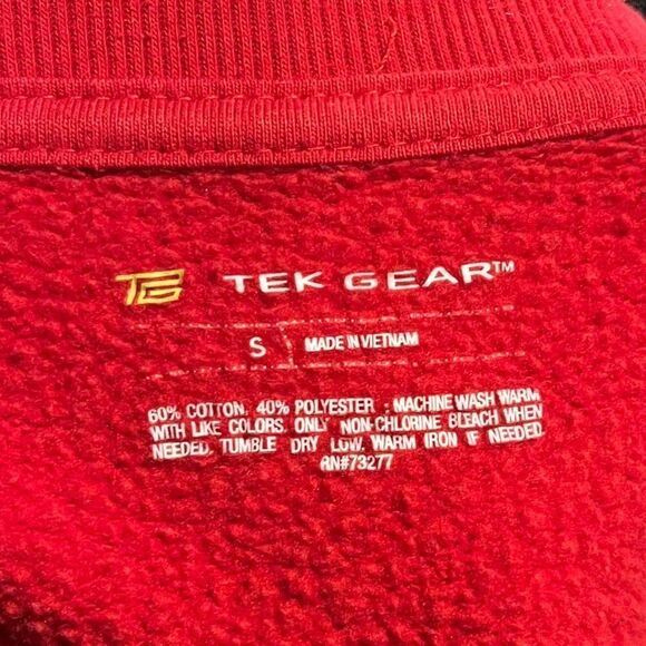 Two Gear Bright Red Long Sleeve Layering Sweatshirt with Thumb Holes Women’s Sma - Picture 6 of 6